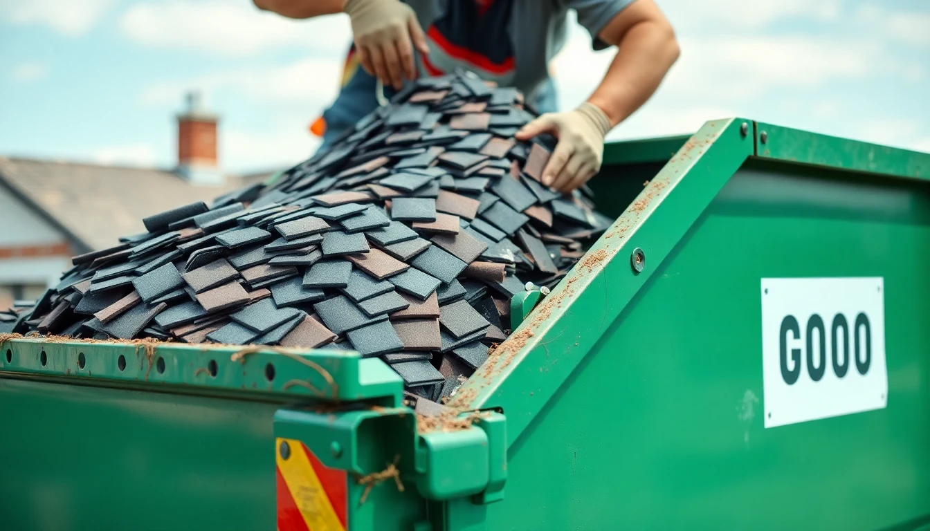 Dumpster for Roofing & Shingles